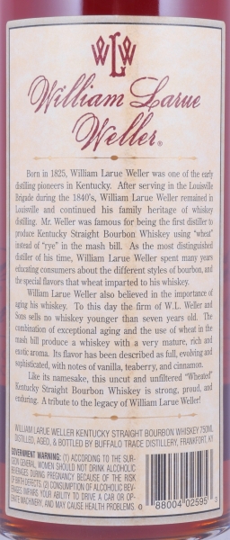 William Larue Weller 2003 Fall of 2016 Buffalo Trace Antique Collection Kentucky Straight Bourbon Whiskey 67.7%