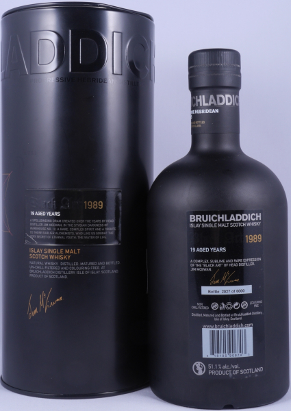 Bruichladdich Black Art 1989 19 Years 1st Limited Edition 2009 Islay Single Malt Scotch Whisky 51.1%