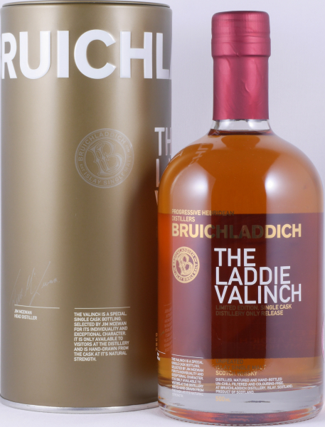 Bruichladdich 1990 25 Years Sherry Hogshead Cask No. 006 Laddie Crew Valinch No. 17 Kate Hannett Islay Single Malt Scotch Whisky 48.2%