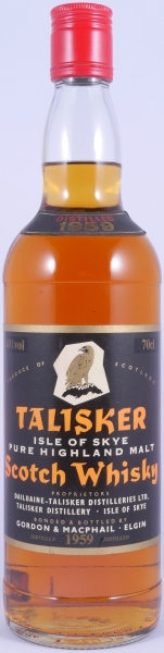 Talisker 1959 34 Years Black Label Golden Eagle Red Screw Cap Isle of Skye Single Malt Scotch Whisky 40,0%