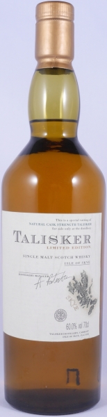 Talisker Distillery Only 2004 Special Vatting Limited Edition Isle of Skye Single Malt Scotch Whisky Cask Strength 60.0%