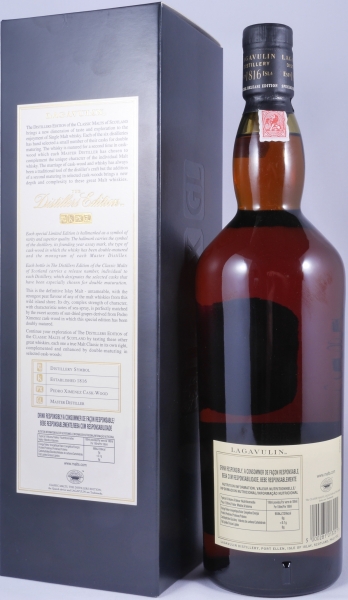 Lagavulin 1991 16 Years Distillers Edition 2008 Special Release lgv.4/496 Islay Single Malt Scotch Whisky 43,0% 1,0L