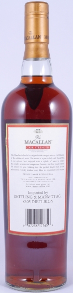 Macallan Cask Strength Sherry Oak Highland Single Malt Scotch Whisky for Dettling and Marmot AG Suisse 58.2%