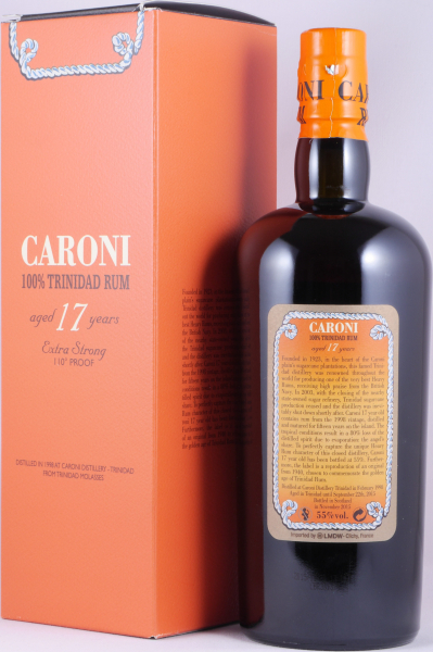 Caroni 1998 17 Years Extra Strong 110° Proof Heavy Trinidad Rum 55,0%