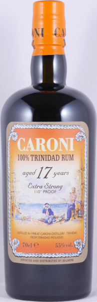 Caroni 1998 17 Years Extra Strong 110° Proof Heavy Trinidad Rum 55,0%