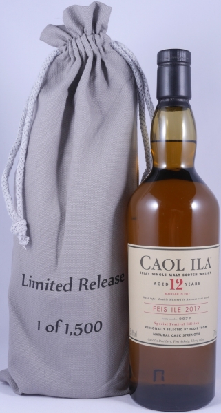 Caol Ila 12 Years Double Matured in Amoroso Sherry Casks Feis Ile 2017 Limited Edition Islay Single Malt Scotch Whisky 55,8%