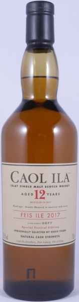 Caol Ila 12 Years Double Matured in Amoroso Sherry Casks Feis Ile 2017 Limited Edition Islay Single Malt Scotch Whisky 55,8%