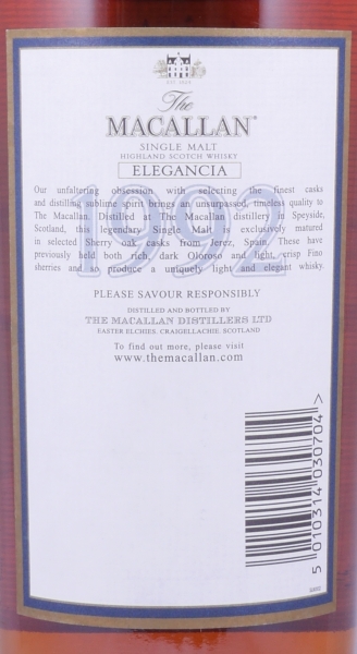 Macallan 1992 12 Year Elegancia Sherry Casks Highland Single Malt Scotch Whisky 40,0% 1,0L