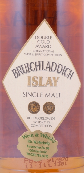 Bruichladdich 15 Years Special Reserve White Cream Label Islay Single Malt Scotch Whisky 40,0%