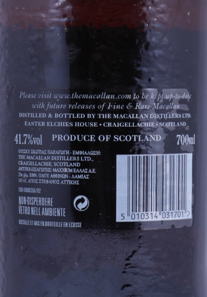 Macallan 1841 Replica Highland Single Malt Scotch Whisky 3rd Edition 41,7%