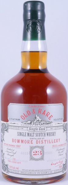 Bowmore 1987 23 Years Sherry Butt Douglas Laing Old and Rare Platinum Selection Islay Single Malt Scotch Whisky 59,1%