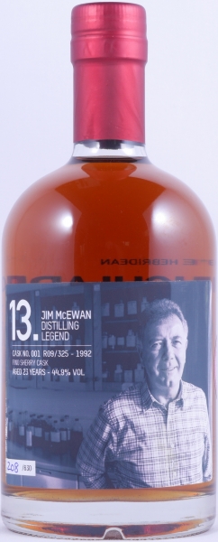 Bruichladdich 1992 23 Years Fino Sherry Cask No. 001 R09/325 Laddie Crew Valinch No. 13 Jim McEwan Islay Single Malt Scotch Whisky 44.9%