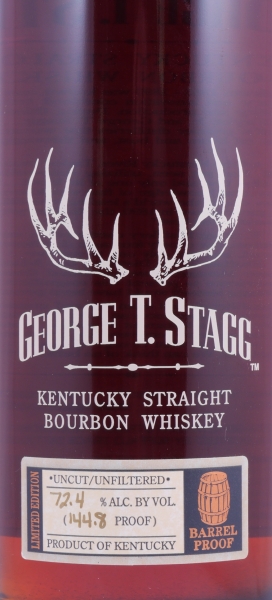 George T. Stagg 1992 15 Years Buffalo Trace Antique Collection 2007 Kentucky Straight Bourbon Whiskey 72,4%