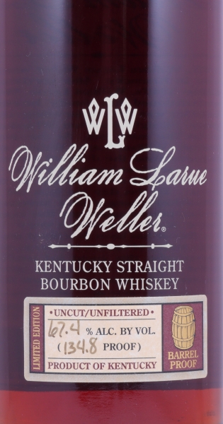 William Larue Weller 1998 Fall of 2009 Buffalo Trace Antique Collection Kentucky Straight Bourbon Whiskey 67,4%