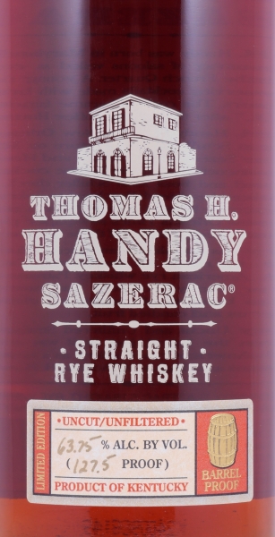 Thomas H. Handy Sazerac 2002 6 Years Buffalo Trace Antique Collection 2008 Kentucky Straight Rye Whiskey 63,75%
