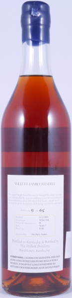 Willett 2001 7 Years Single Barrel No. 8198 Family Estate Rare Release Kentucky Straight Bourbon Whiskey 61.7%