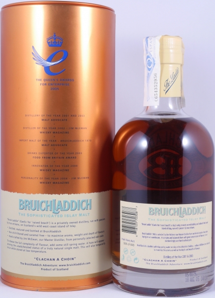 Bruichladdich 1986 19 Years First Fill Sherry Butt Cask No. 2 50th Anniversary of LMDW Islay Single Malt Scotch Whisky 46,0%