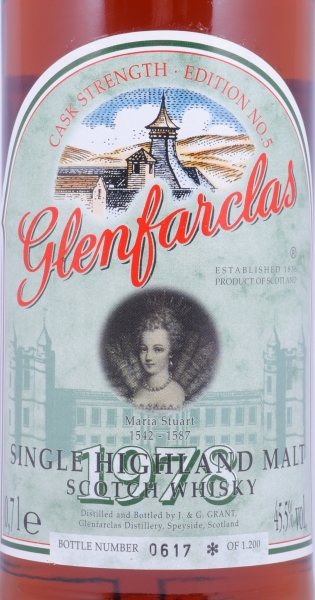 Glenfarclas 1978 21 Years Sherry Casks Edition No. 5 Maria Stuart Highland Single Malt Scotch Whisky Cask Strength 45,5%