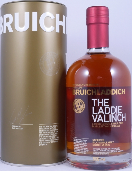 Bruichladdich 2002 14 Years Sherry Butt Cask No. R09/190-003 The Laddie Crew Valinch No. 27 Jay Doherty Islay Single Malt Scotch Whisky 60,6%