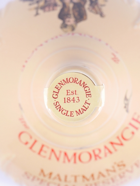 Glenmorangie 18 Years Maltmans Special Reserve Cream Pot Still Shaped Decanter Highland Single Malt Scotch Whisky 43,0%