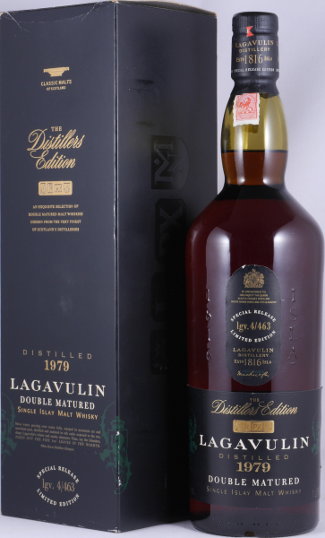 Lagavulin 1979 18 Years Distillers Edition 1997 First Special Release lgv.4/463 Islay Single Malt Scotch Whisky 43,0% 1,0L