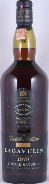 Lagavulin 1979 18 Years Distillers Edition 1997 First Special Release lgv.4/463 Islay Single Malt Scotch Whisky 43,0% 1,0L