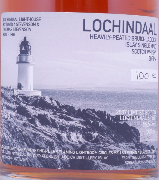 Bruichladdich 2007 8 Years Callejo Cask Lochindaal Feis Ile 2015 Limited Edition Heavily-Peated Islay Single Malt Scotch Whisky 59,5%