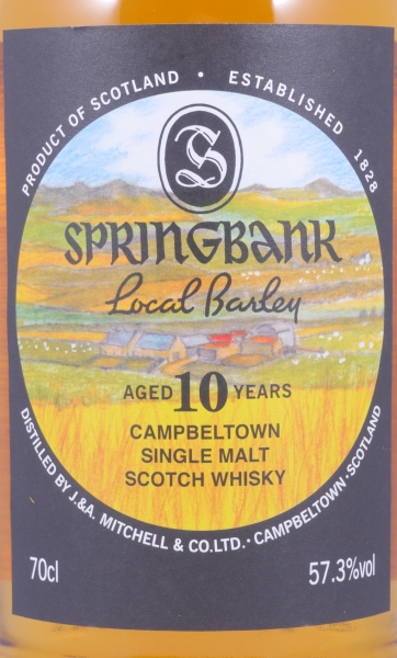 Springbank 2007 10 Years Local Barley Release 2017 Bourbon and Sherry Casks Campbeltown Single Malt Scotch Whisky 57.3%