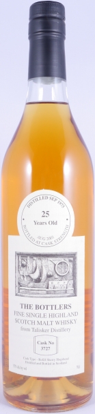 Talisker 1975 25 Years Refill Sherry Hogshead Cask No. 3727 Isle of Skye Single Malt Scotch Whisky Cask Strength 55,0%