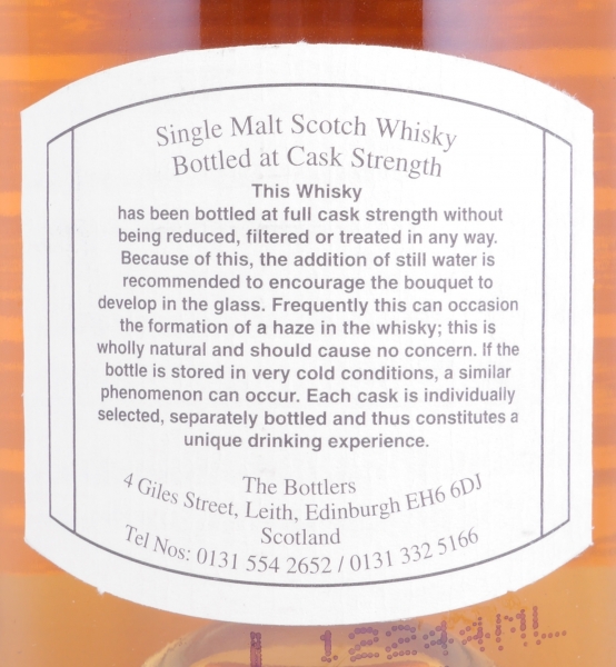 Talisker 1975 25 Years Refill Sherry Hogshead Cask No. 3727 Isle of Skye Single Malt Scotch Whisky Cask Strength 55,0%