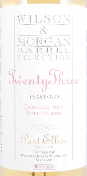 Port Ellen 1979 23 Years Sherry Butt Cask No. 5538 Wilson & Morgan Barrel Selection Islay Single Malt Scotch Whisky 46,0%