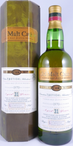 Talisker-Tactical 1970 31 Years Oak Cask / Sherry Cask Finished Douglas Laing OMC Isle of Skye Single Malt Scotch Whisky 50,0%