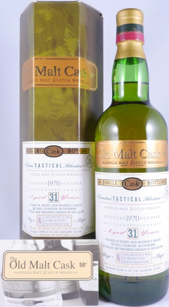 Talisker-Tactical 1970 31 Years Oak Cask / Sherry Cask Finished Douglas Laing OMC Isle of Skye Single Malt Scotch Whisky 50,0%