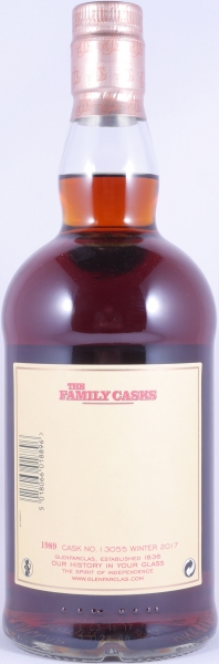Glenfarclas 1989 27 Years The Family Casks 1st Fill Sherry Butt Cask No. 13055 Highland Single Malt Scotch Whisky 52.4%