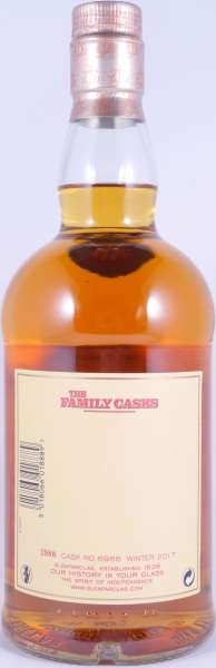 Glenfarclas 1988 28 Years The Family Casks Winter 2017 First Fill Sherry Butt Cask No. 6986 Highland Single Malt Scotch Whisky 53,3%
