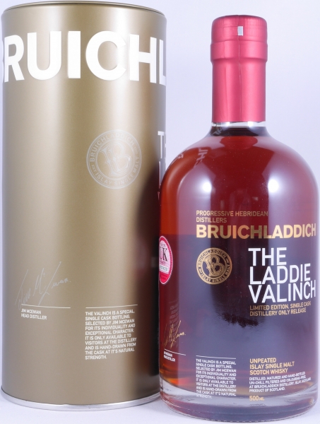 Bruichladdich 1990 25 Years The Laddie Crew Valinch 14 David Hope Shiftman Cask No. 062 R07/211 Scotch Whisky 49.8%