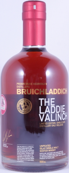 Bruichladdich 1990 25 Years The Laddie Crew Valinch 14 David Hope Shiftman Cask No. 062 R07/211 Scotch Whisky 49.8%