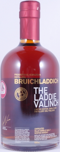 Bruichladdich 1992 23 Years Bourbon/Figuero Cask No. 009 R09/125 Laddie Crew Valinch 15 Engineer Douglas Clyne Islay Single Malt Scotch Whisky 49.8%