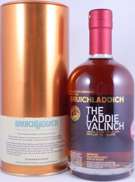 Bruichladdich 1992 22 Years Pedro Ximénez Sherry Cask No. 11 R10/130 The Laddie Crew Valinch No. 09 James McColl Islay Single Malt Scotch Whisky 50,7%