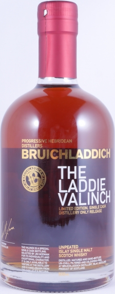 Bruichladdich 1992 22 Years Pedro Ximénez Sherry Cask No. 11 R10/130 The Laddie Crew Valinch No. 09 James McColl Islay Single Malt Scotch Whisky 50,7%