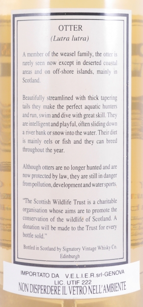 Port Ellen 1983 10 Years Scottish Wildlife Signatory Vintage Islay Single Malt Scotch Whisky 43.0%