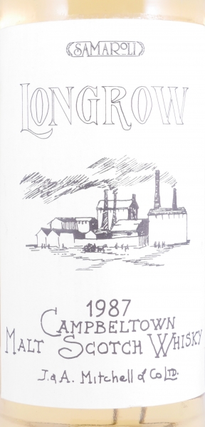Longrow 1987 10 Years Oak Cask No. 118 Samaroli Very Limited Edition Campbeltown Single Malt Scotch Whisky 45.0%