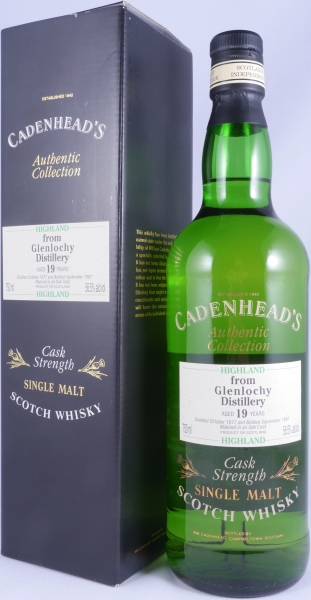 Glenlochy 1977 19 Years Oak Cask Cadenhead Highland Single Malt Scotch Whisky Cask Strength 56.5%