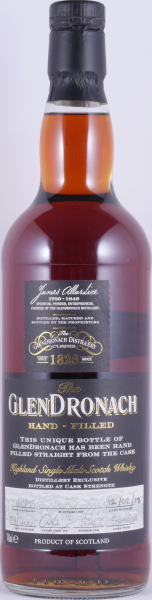Glendronach 1993 25 Years Sherry Butt Cask No. 400 Distillery Managers Exklusive Hand-Filled Highland Single Malt Scotch Whisky 53,6%