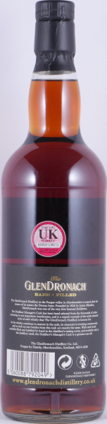 Glendronach 1993 25 Years Sherry Butt Cask No. 400 Distillery Managers Exklusive Hand-Filled Highland Single Malt Scotch Whisky 53,6%
