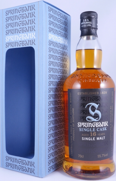 Springbank 1999 16 Years Refill Sherry Cask Campbeltown Single Malt Scotch Whisky Cask Strength 55,7%