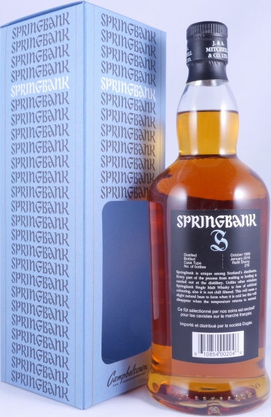 Springbank 1999 16 Years Refill Sherry Cask Campbeltown Single Malt Scotch Whisky Cask Strength 55,7%