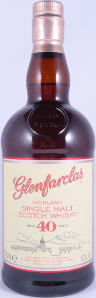 Glenfarclas 40 Years Oloroso Sherry Casks Warehouse Limited Edition Release 2017 Highland Single Malt Scotch Whisky 43,0%