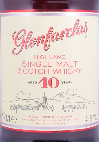 Glenfarclas 40 Years Oloroso Sherry Casks Warehouse Limited Edition Release 2017 Highland Single Malt Scotch Whisky 43,0%