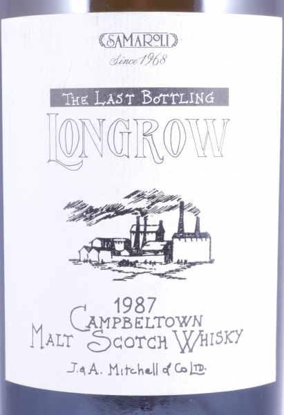 Longrow 1987 20 Years Oak Cask No. 116 Samaroli Very Limited Edition The Last Bottling Campbeltown Single Malt Scotch Whisky 45,0%